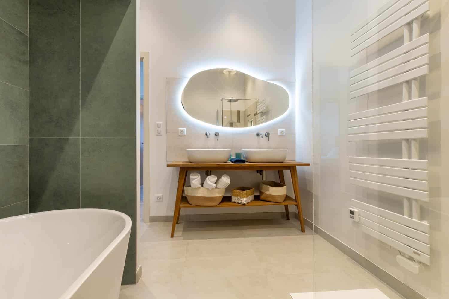 salle de bain luxueuse dans la location saisonnière
